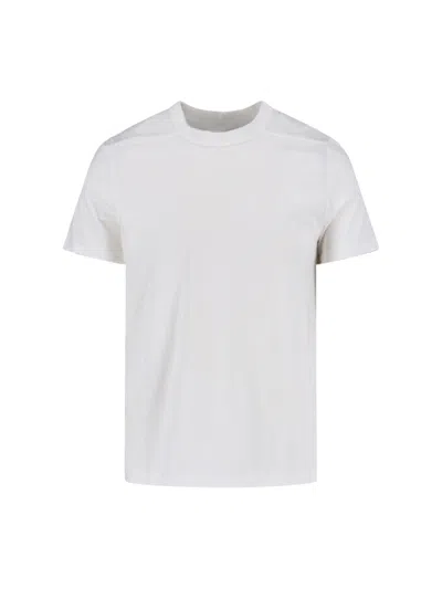 Rick Owens "level T" T-shirt In White