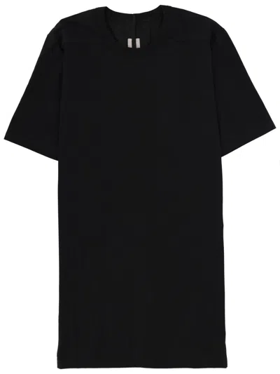 Rick Owens Black Shortsleeve Tshirt In Blue