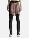 Rick Owens Gradient-effect Wide-leg Shorts In Multicolor