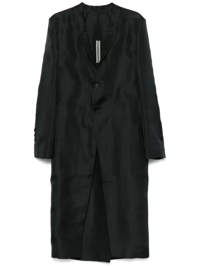 Rick Owens Lido Coat In Black