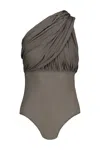 Rick Owens Lido Draped Body In Beige
