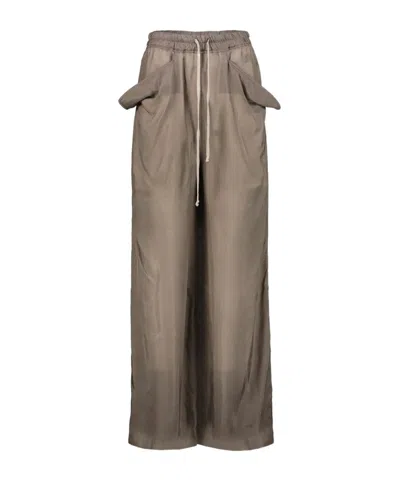 Rick Owens Lido Drawstring Wide-leg Trousers In Multicolor