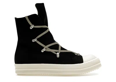 Pre-owned Rick Owens Lido Drkshdw Hexa High Sneakers In Black/pearl/milk