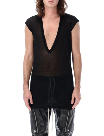 Rick Owens Lido Dylan Tee In Black