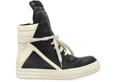 Pre-owned Rick Owens Lido Geobasket (women's) Sneakers In Black
