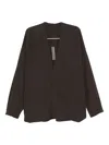 Rick Owens Lido Larry Shirt In Brown