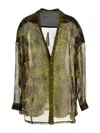 Rick Owens Long-sleeved Shirt In Multicolor