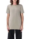 Rick Owens Lido Level Tee In Grey