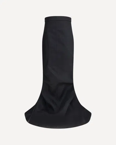 Rick Owens Lido Long Skir In Black