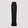 Rick Owens Lido Linen Twill Mermaid Maxi Skirt In Black
