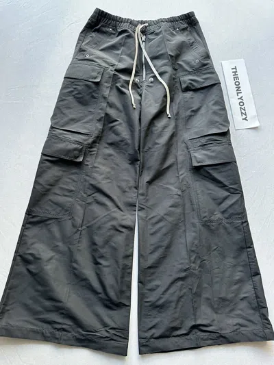 Pre-owned Rick Owens Lido Ss24  Cargobela Pants Black Polyester Size 50