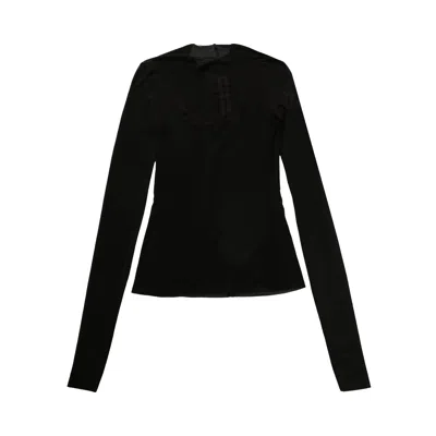 Pre-owned Rick Owens Lido T-shirt 'black' | Women's Size 40