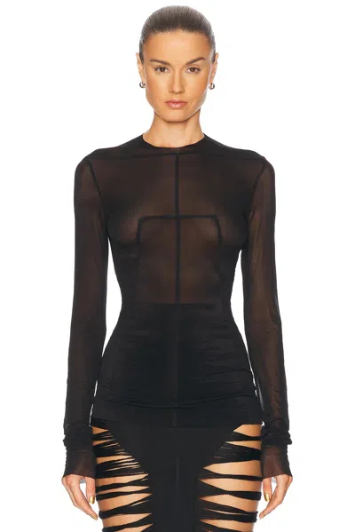 Rick Owens Lido Top In Black