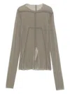 Rick Owens Gray Hollywood Lido Top In Green