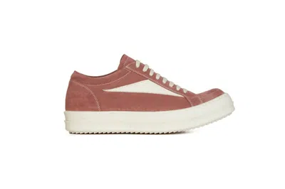 Pre-owned Rick Owens Lido Vintage Suede Dusty Pink Milk Ss24 In Dusty Pink/milk