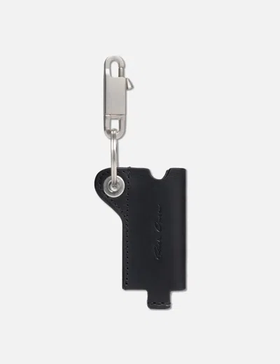 Rick Owens Lighter Holder Keychain In Black/黑色/블랙/ブラック
