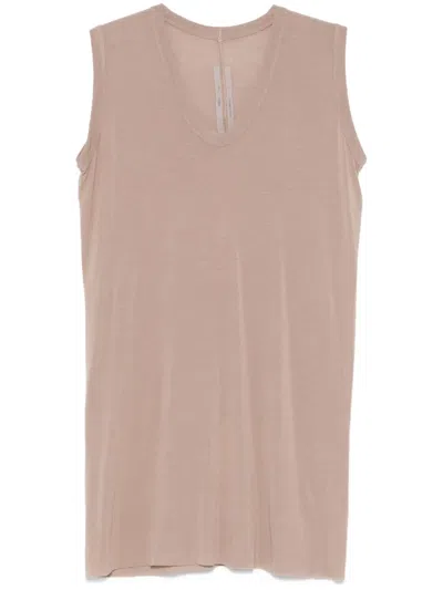 Rick Owens Lightweight-jersey Tank Top In 中性色