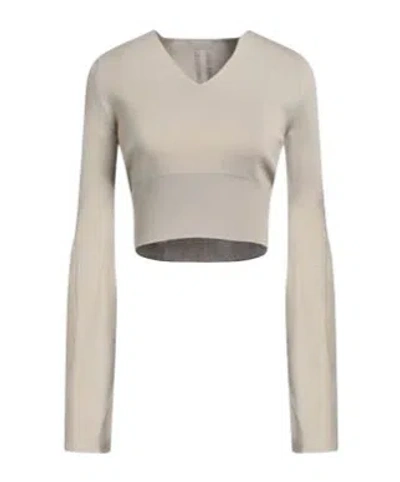 Rick Owens Lightweight Knitted Sweater In Gray