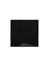 Rick Owens Wool Blend Textured Wrap In Black