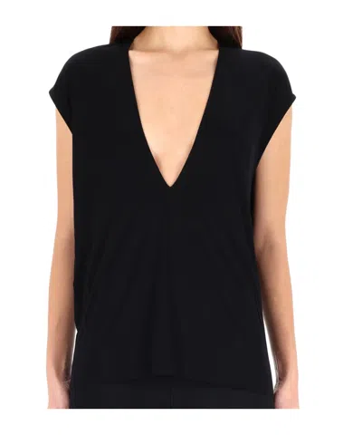 Rick Owens Lilies Dylan Top In Black