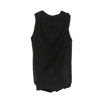 Pre-owned Rick Owens Lilies Luna Top 'black' | Women's Size 38