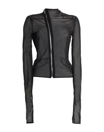 Rick Owens Lilies Woman Jacket Black Size 8 Polyester