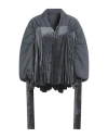 Rick Owens Lilies Woman Jacket Grey Size 4 Viscose, Polyacrylic In Gray