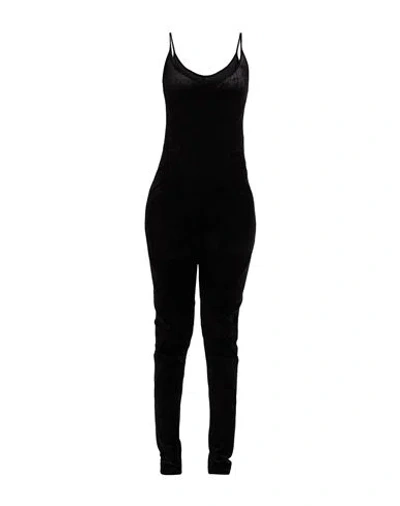 Rick Owens Lilies Woman Jumpsuit Black Size 4 Viscose, Polyamide