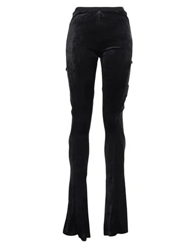 Rick Owens Lilies Woman Leggings Black Size 4 Viscose, Polyamide In Black