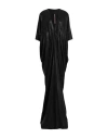 Rick Owens V-neck Gown In Black