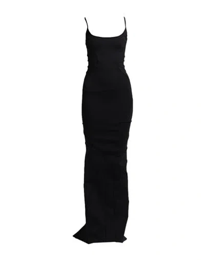 Rick Owens Sleeveless Maxi Dress In Black