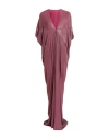 Rick Owens Lilies Woman Maxi Dress Magenta Size 4 Viscose, Elastane In Magenta