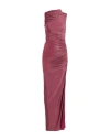 Rick Owens Lilies Woman Maxi Dress Magenta Size 4 Viscose, Elastane In Purple