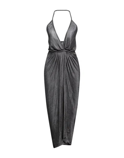Rick Owens Lilies Long Dresses In Purple