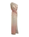 Rick Owens Hera One-shoulder Maxi Dress In Beige