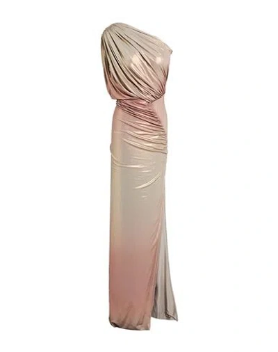 Rick Owens Hera One-shoulder Maxi Dress In Beige