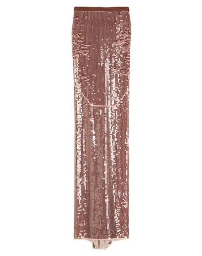 Rick Owens Lilies Woman Maxi Skirt Blush Size 4 Polyamide, Elastane, Polyester In Pink