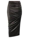 Rick Owens Lilies Woman Maxi Skirt Taupe Size 4 Viscose In Brown