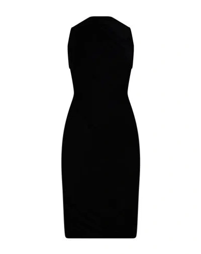Rick Owens Lilies Woman Midi Dress Black Size 2 Viscose, Polyamide, Elastane