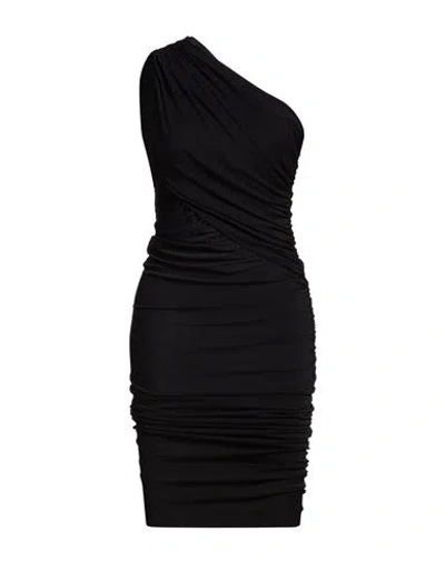 Rick Owens Lilies Woman Midi Dress Black Size 4 Viscose, Polyamide, Elastane