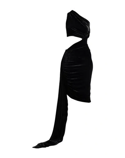 RICK OWENS RICK OWENS LILIES WOMAN MINI DRESS BLACK SIZE 8 VISCOSE, POLYAMIDE