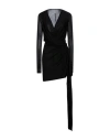 Rick Owens Lilies Woman Mini Dress Black Size 4 Viscose, Cotton, Nylon In Black