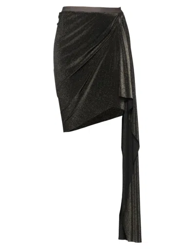 Rick Owens Mini Skirts In Yellow