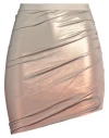 Rick Owens Jade Draped Mini Skirt In Grey