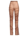 Rick Owens Lilies Woman Pants Camel Size 6 Polyester In Beige