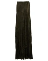 Rick Owens Lilies Woman Pants Military Green Size 2 Viscose, Polyamide In Green