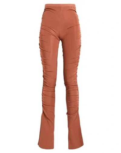 Rick Owens Lilies Woman Pants Tan Size 6 Viscose, Polyamide, Elastane In Blue