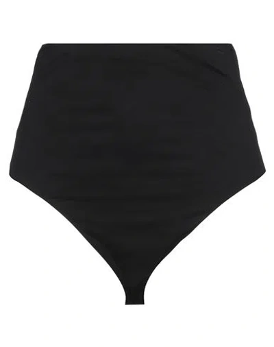 Rick Owens Lilies Woman Shorts & Bermuda Shorts Black Size 6 Viscose