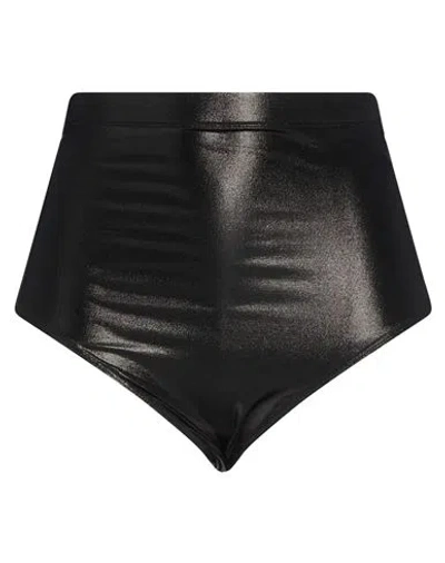 Rick Owens Lilies Woman Shorts & Bermuda Shorts Black Size 6 Viscose, Elastane