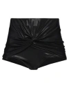Rick Owens Lilies Woman Shorts & Bermuda Shorts Black Size 2 Viscose, Elastane